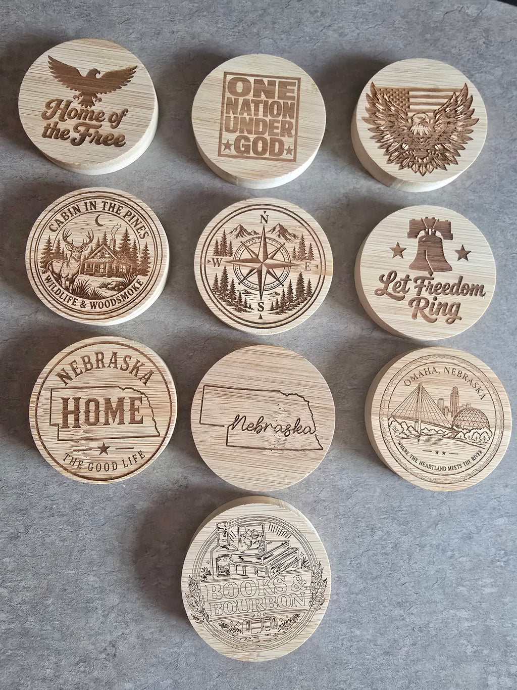 Magnetic Bamboo Bottle Openers