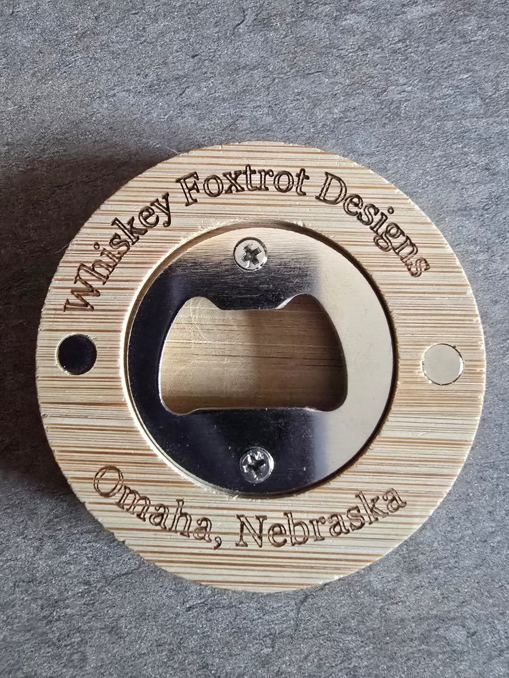 Magnetic Bamboo Bottle Openers