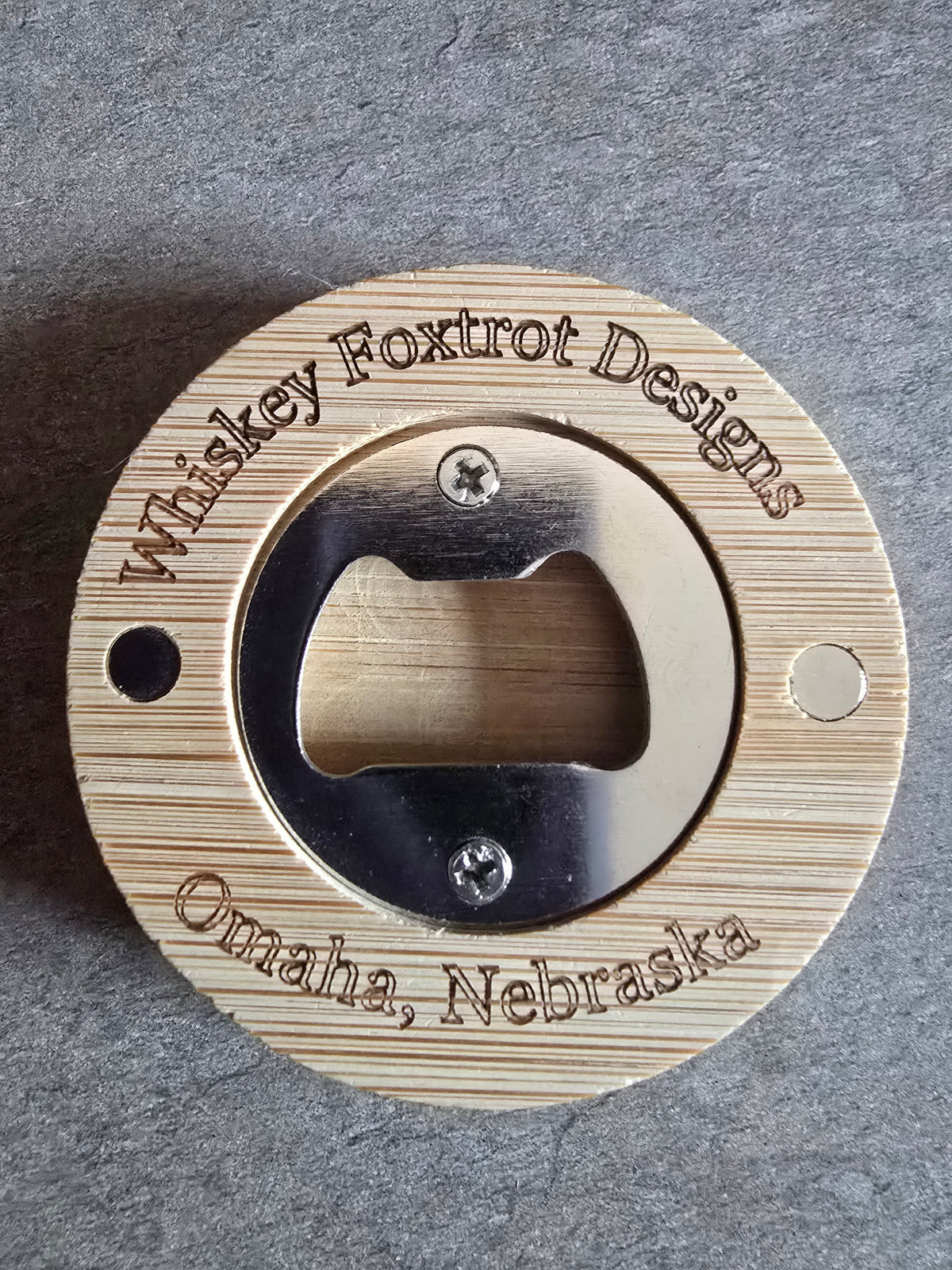 Magnetic Bamboo Bottle Openers