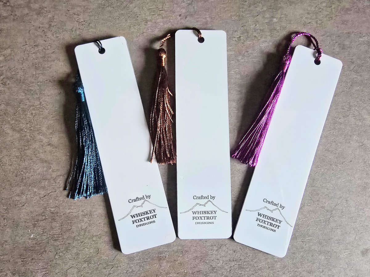 Leatherette & Aluminum Bookmarks