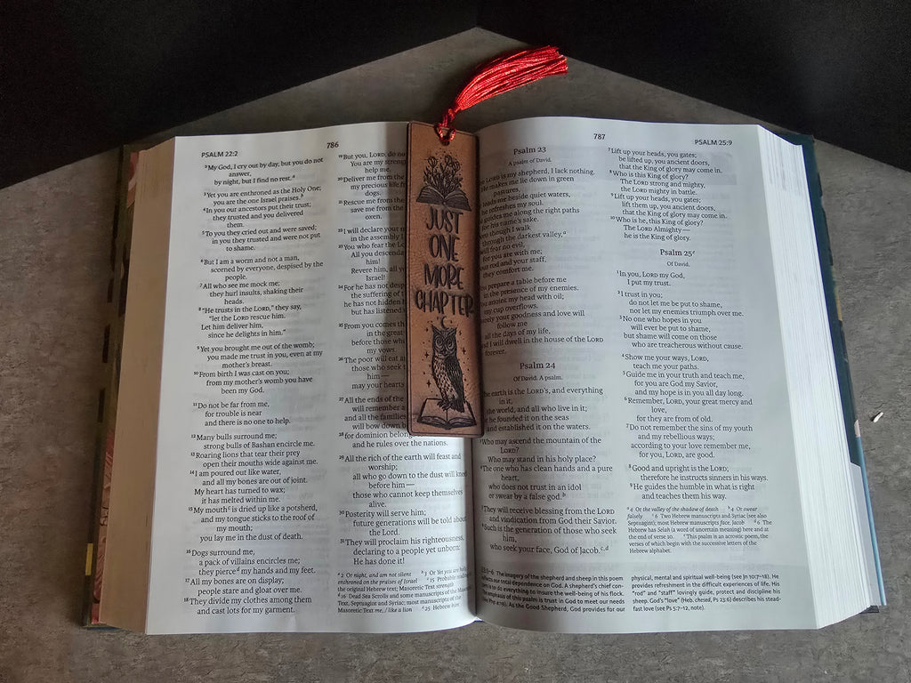 Leatherette & Aluminum Bookmarks