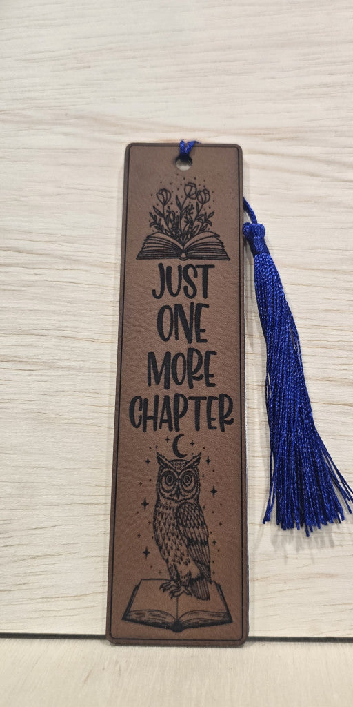 Leatherette & Aluminum Bookmarks