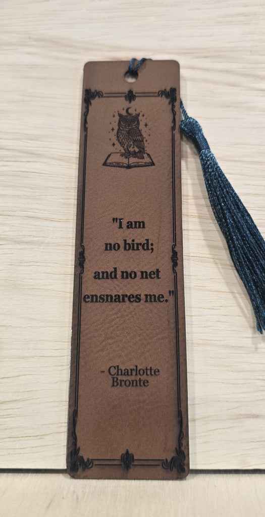 Leatherette & Aluminum Bookmarks